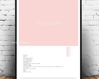 The 1975 album poster, Matty Healy poster, The 1975 album art, the 1975 Matty Healy pink poster, I like it when you sleep for you are so...
