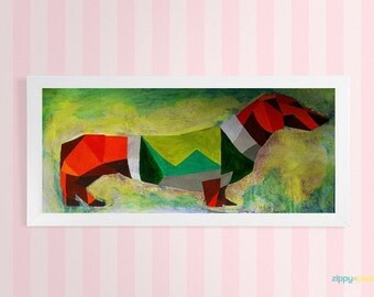 dachshund painting | etsy dachshund painting | etsy