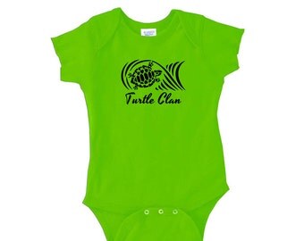 Turtle Clan Infant Baby Rib Bodysuit-Turtle Clan T-Shirt