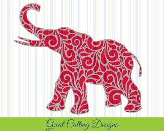 Alabama SVG Cut File DXF Football SVG Elephant Cricut svg Silhouette svg Vinyl Cut File Digital cut file Cricut cut file Silhouette Cut file
