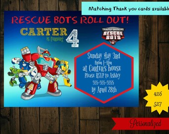 Rescue bots birthday | Etsy