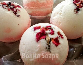 Cocoa Butter Bath Bombs - 5 varieties to choose from - sls free - slsa free- cornstarch free - no cheap oils
