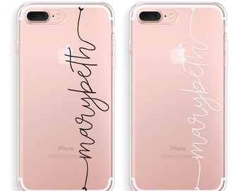 iPhone 7 Case Clear iPhone 7 Plus Case Personalized iPhone 6 Case iPhone 6s Case iPhone 6 Plus Case iPhone 6s Plus Case Custom Name Case