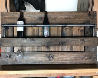 Industrial Wine Rack