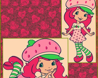 Strawberry Shortcake SVG files - Strawberry Shortcake Designs for Cricut and silhouettte