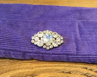 Glass brooch