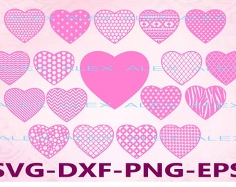 70% OFF, Heart SVG, Valentine's day svg, Love SVG, Cutting File Design, Chevron Files Svg, Heart File svg, png, eps, dxf, ai, Silhouette