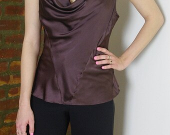 DONNA KARAN dkny liquid silk tank top