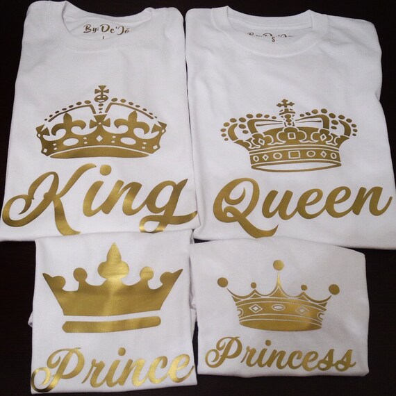 king queen prince shirt