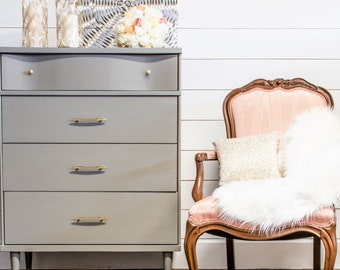 SOLD EXAMPLE...Painted furniture, retro furniture, modern vintage furniture, painted chest of drawers, chic furniture, painted chest