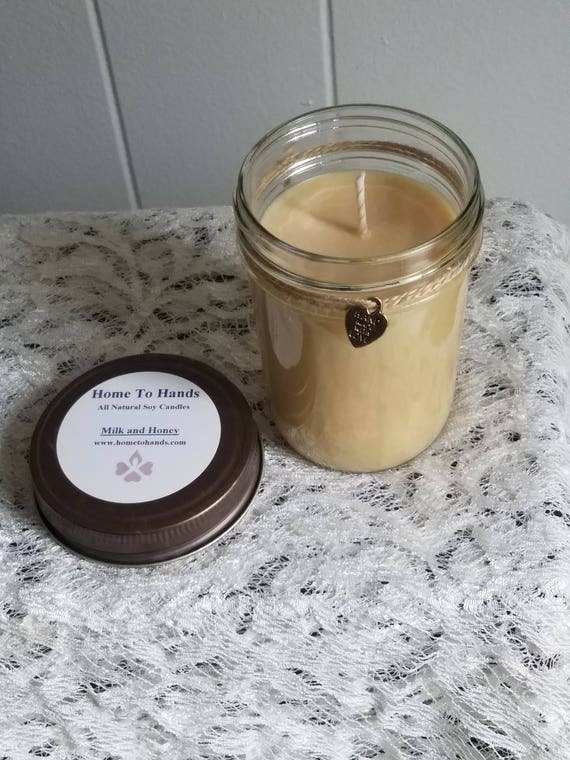 Milk and Honey Soy candle/Scented milk and