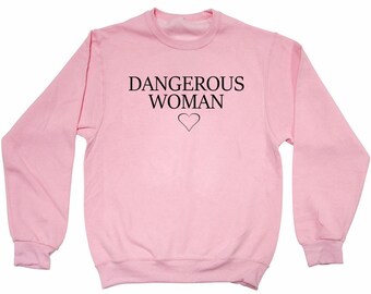 Dangerous Woman Ariana Baby Pink Sweater Sweatshirt