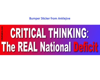 Critical thinking the other national deficit t shirt 06 picture