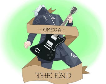 Ghost BC Omega Ghoul "The End" art print