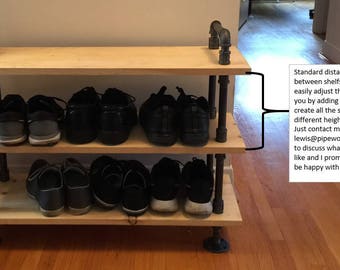 Industrial style shoe rack - New Lower price