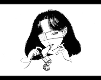 Sérigraphie【tie me and eat me】 limit 20