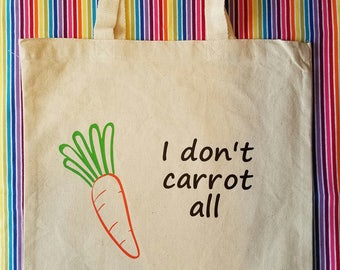 Funny Market Tote - Shopping bag - Reusable Grocery Bag - Book Bag