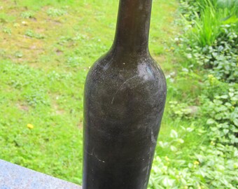 Stunning Antique Wine Bottle, Handmade