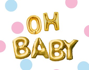 Sharp OH BABY balloons for that big announcement!!