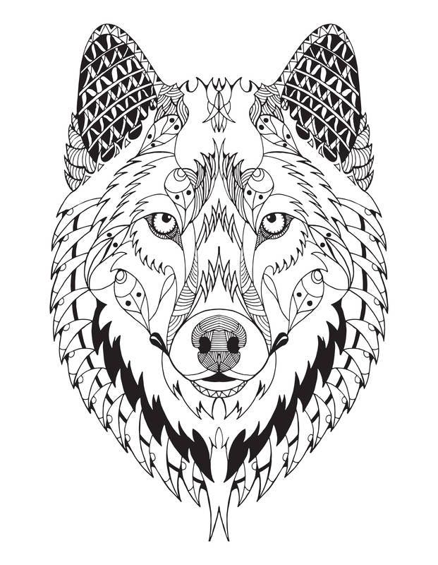 Free Free Mandala Svg Wolf 141 SVG PNG EPS DXF File