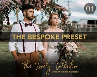 Bespoke Hipster Film Inspired Wedding Lightroom Preset - LVY01 - The Lovely Collection by Shae Estella Photo