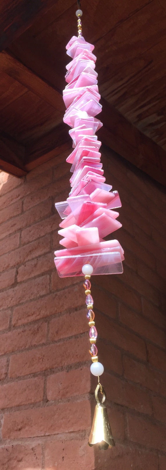 Chime Rain Chain Stained Glass