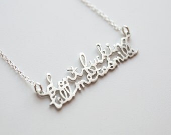 Feminist Necklace - Don't Tell Me To Smile - Feminist Jewelry - Feminist AF - Pussy Grabs Back - Political Necklace - Planned Parenthood