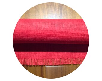 Custom burlap table runner red - rustic table runner - red table runner - tablescape runner - table runner - fringed table runner - runner