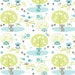 Nursery Baby Birds Fabric Blossom And Birds By Heleenvanbuul