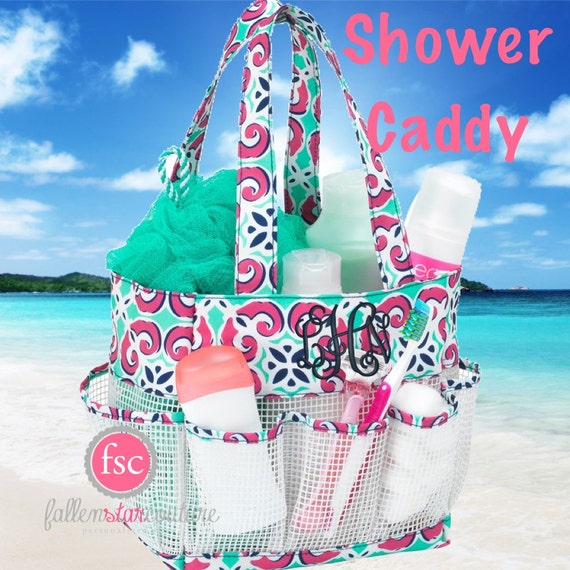 College Girl Shower Caddy personalized shower caddy