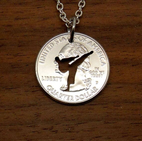 Karate Necklace Martial Arts Pendant Taekwondo Necklace