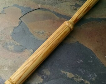 Yarn Ball Winder - Wood Nostepinne - Wooden Nostepinne - Hand Turned Fir Wood Wooden Nostepinne - Eco-friendly