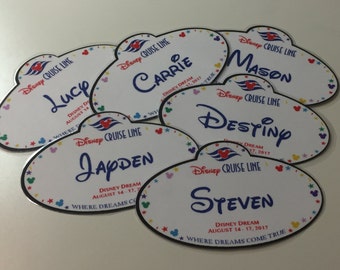 DCL Fish Extender Gifts - Personalized Name Tag Magnets - FE Gift- SET of 3
