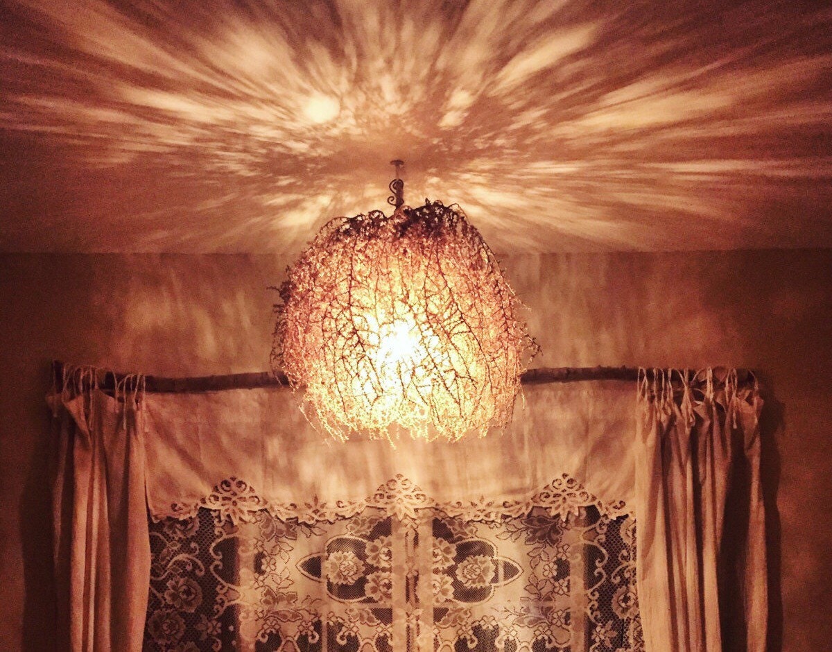 Small Rustic Tumbleweed Chandelier 1824 Diameter