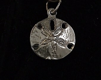 Sand Dollar Sterling Silver Charm Made in Florida