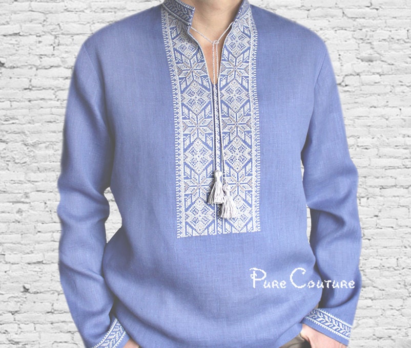 mens embroidered shirts designer