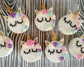 12 Chocolate covered unicorn Oreos unicorn party treats unicorn party favors