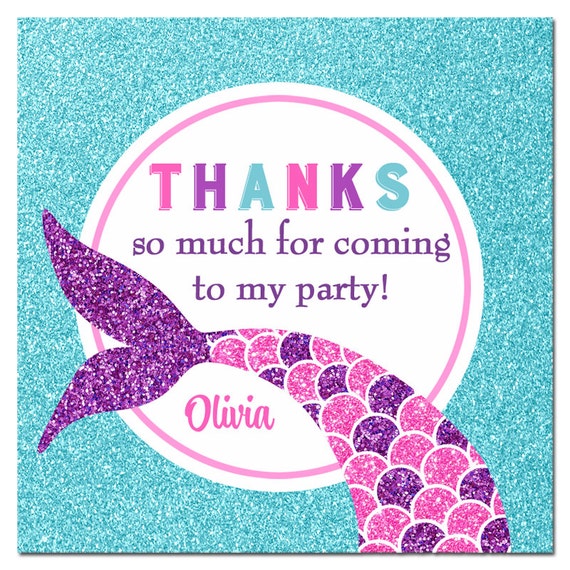 mermaid-favor-tag-printable-or-printed-with-free-shipping