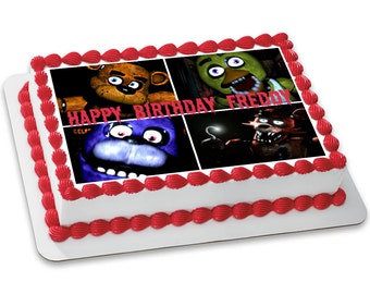 Five Nights at Freddy's Customizable Edible Image (8.5x11)