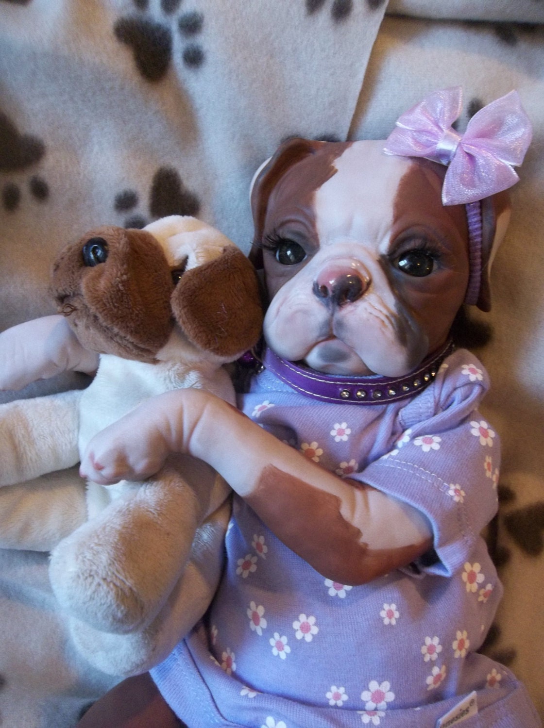 realistic dog doll