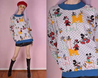 mickey and friends sweater