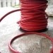 2mm Red Leather Cord Round Jewelry Lace 3 yard and 17" Sale