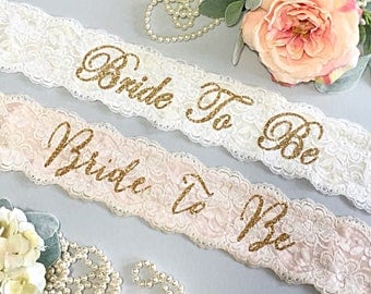 Bachelorette Sash - Bachelorette Party - Bride Sash - Bachelorette Party Sash - Bridesmaid Sash - Bride Gift - Lace Sash