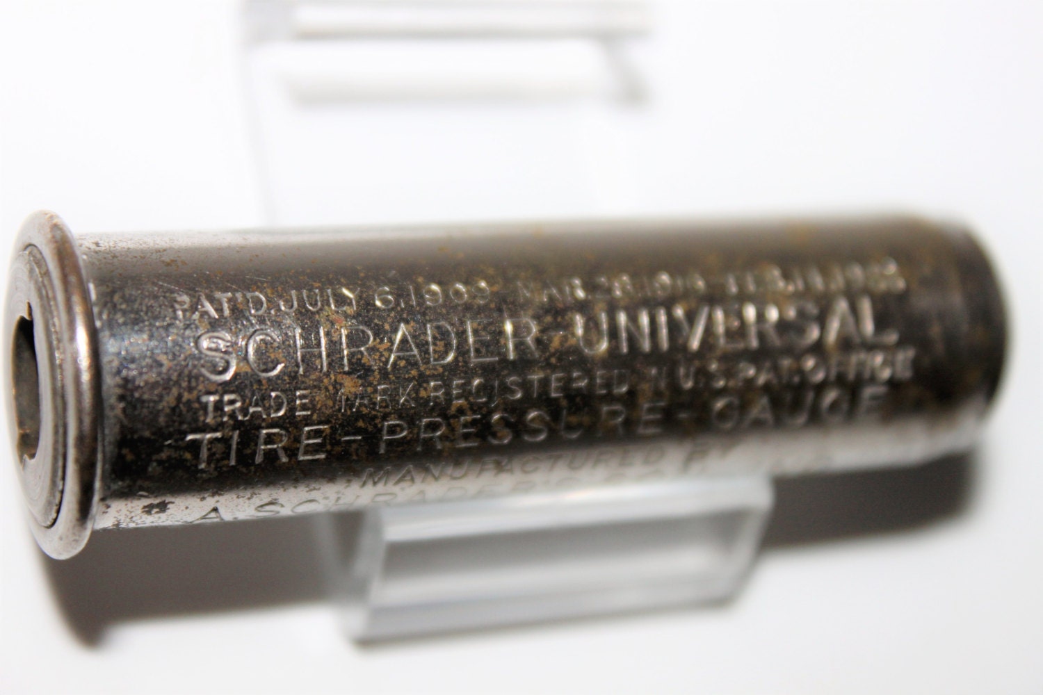 Antique 1922 Schrader Universal Tire Pressure Gauge
