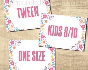 LuLa Size Cards, Instant Download, LLR Size Cards, Home Office Approved fonts, HO approved colors, LuLa Marketing Roe, LLR Marketing