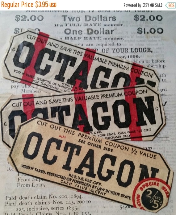 Octagon soap coupons