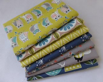Fat Quarter Bundle, Monaluna Anya, 7 fat quarters