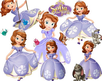 BEST collection of 100 Disney's SOFIA the First clipart - 100 high quality SOFIA clipart - 100 Sofia Graphics !!! frames included !!!