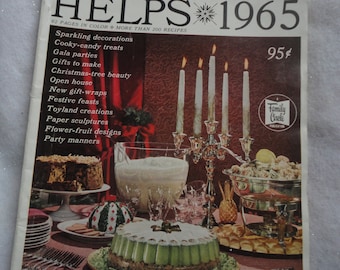 Vintage 1965 Family Circle Christmas Helps Magazine, Christmas Magazine, Family Circle, Family Circle Magazine, Mid Century Christmas Ideas
