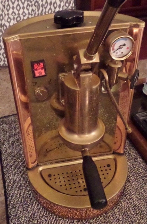 Vintage Copper Espresso Machine Enrico of Italy Coffee